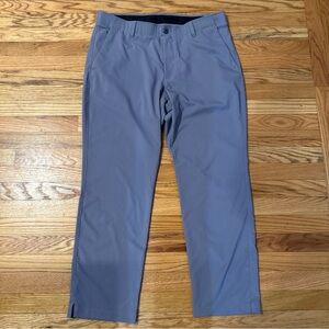 Under Armour Pants Mens Gray Match Play Golf Dri Fit Modern Breathable 38x30
